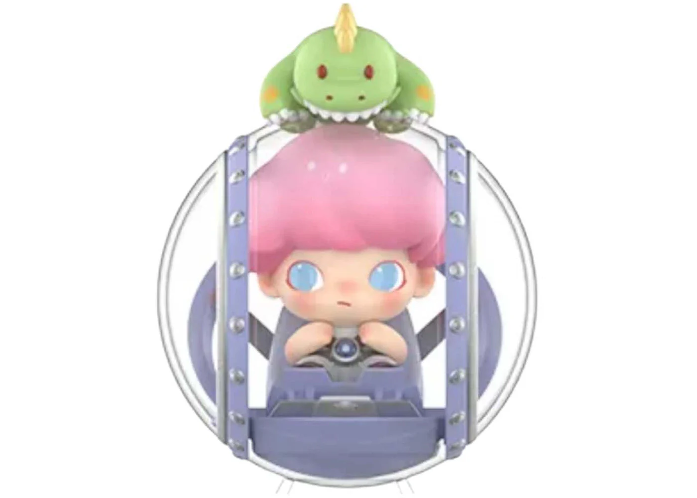 Pop Mart DIMOO Jurassic World Series Spherical Tour Bus Figure