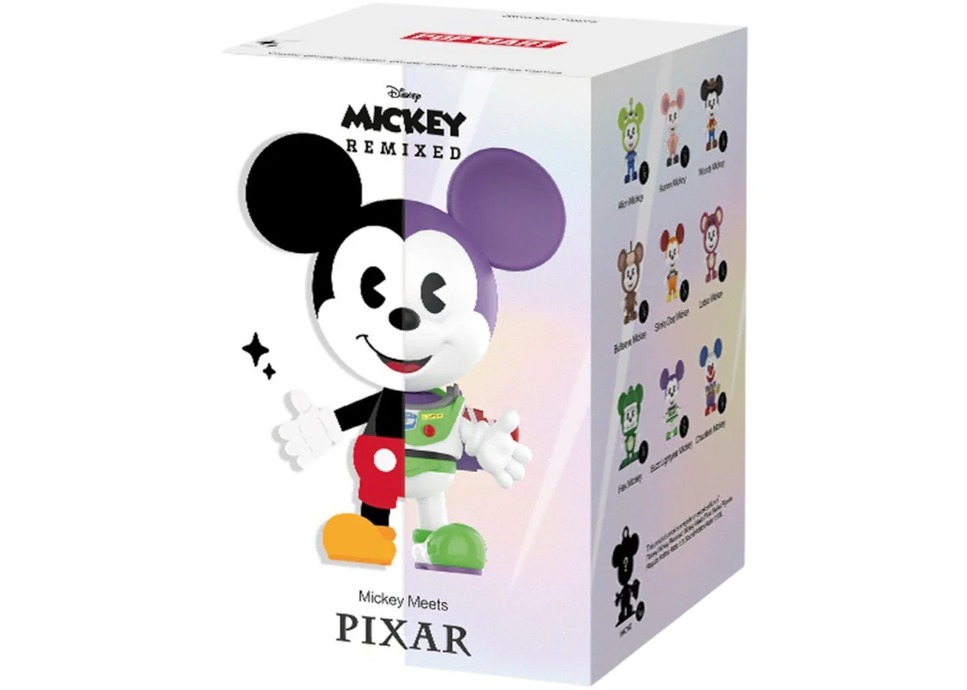 Pop Mart Disney Mickey Remixed: Mickey Meets Pixar Series Figures Single Blind Box