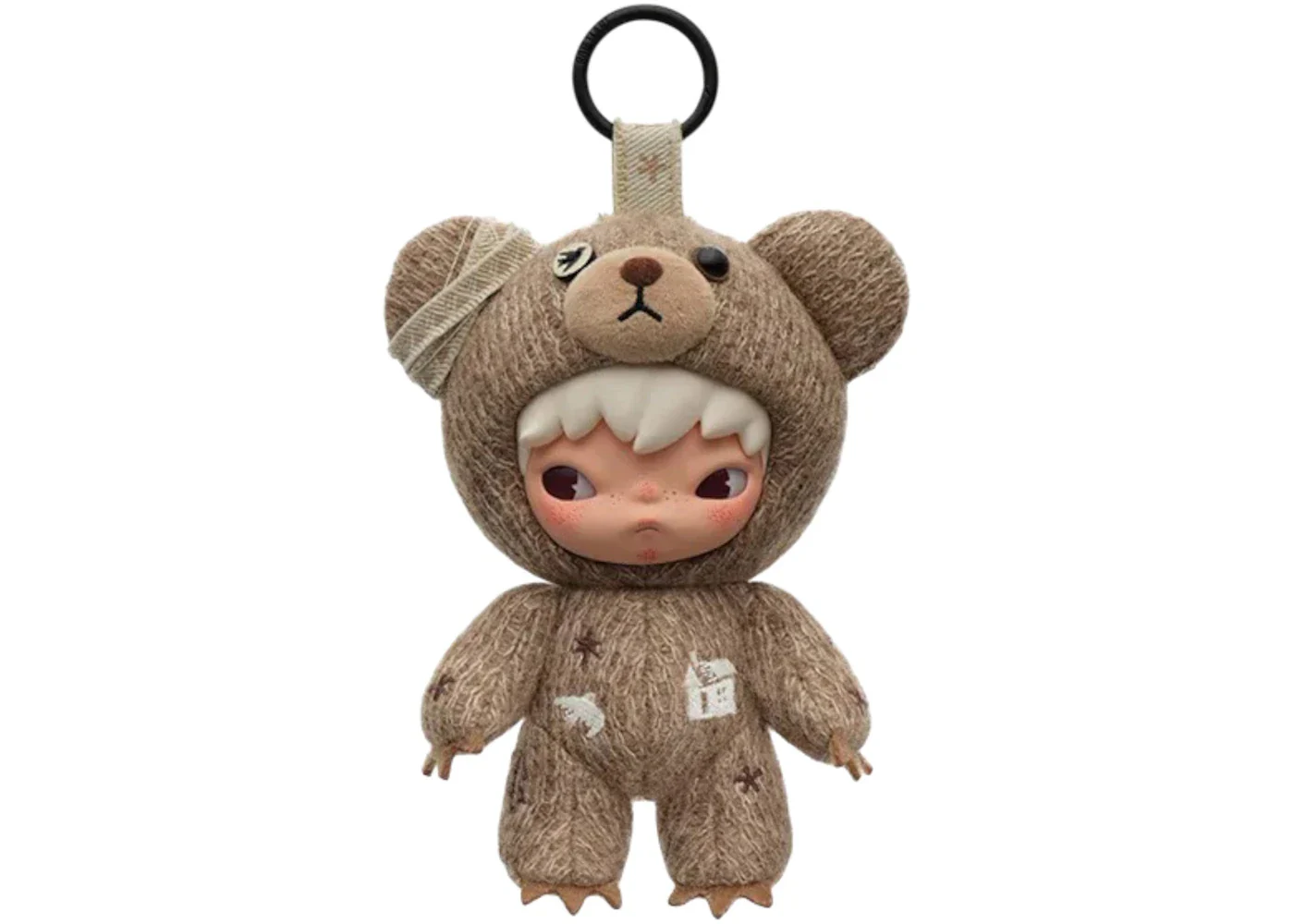 Pop Mart Hirono Road Journal Series Woven Woods Plush Doll Pendant