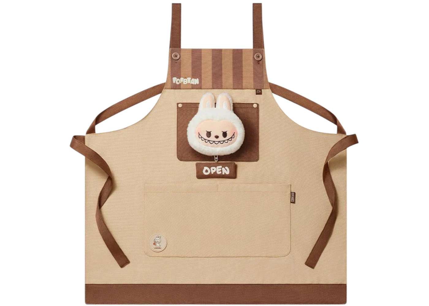 Pop Mart POP BEAN Labubu Coffee Factory Series Apron