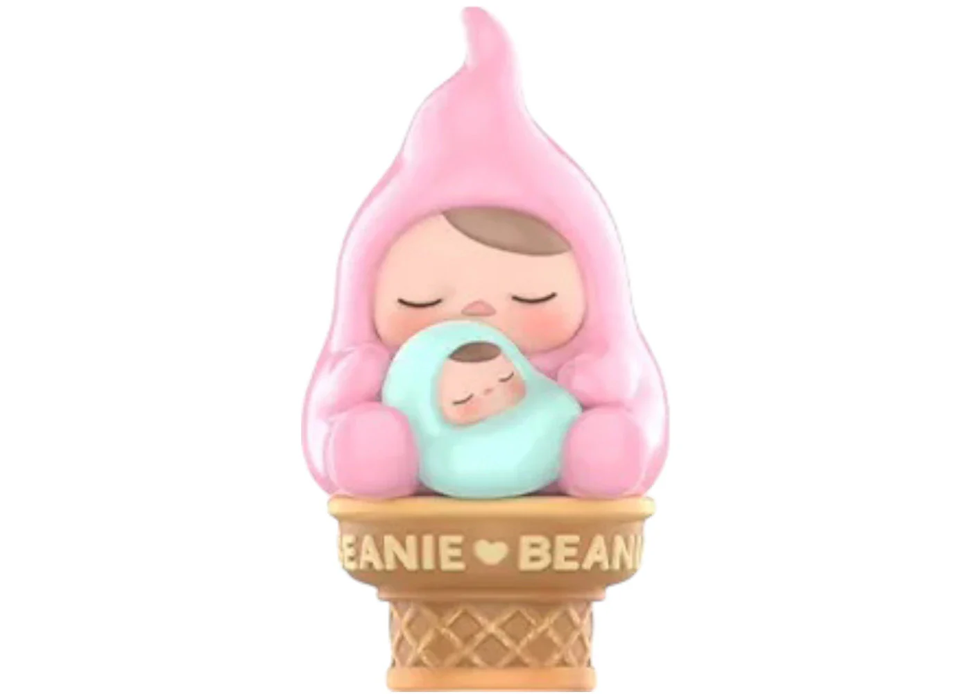 Pop Mart PUCKY Egg Beanie Series Egg Waffle Cone Figure