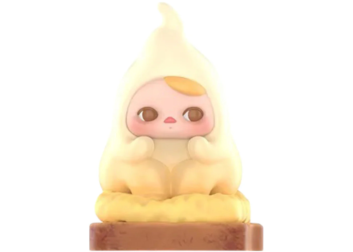 Pop Mart PUCKY Egg Beanie Series Scrambled Egg Toast Figure