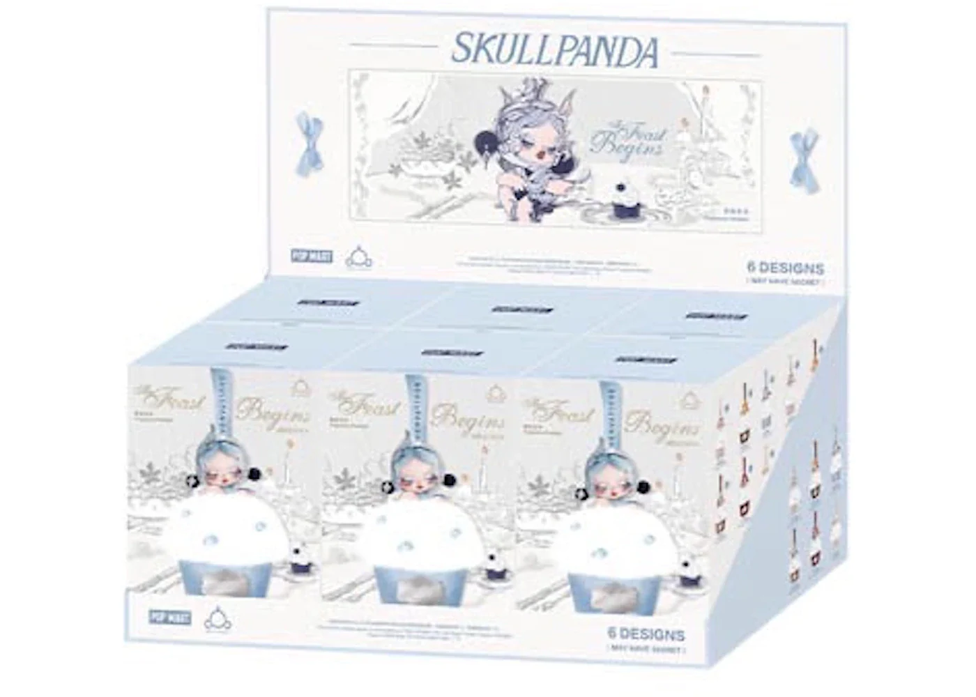 Pop Mart Skullpanda The Feast Begins Series Fragrance Pendant Sealed Case (6 Blind Box)