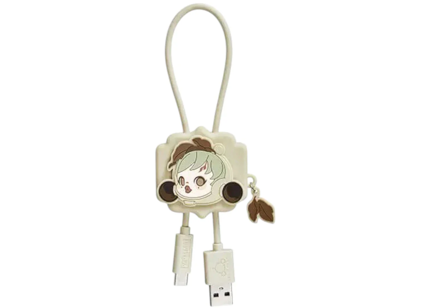 Pop Mart SKULLPANDA The Ink Plum Blossom Series Line The Forest iPhone Cable