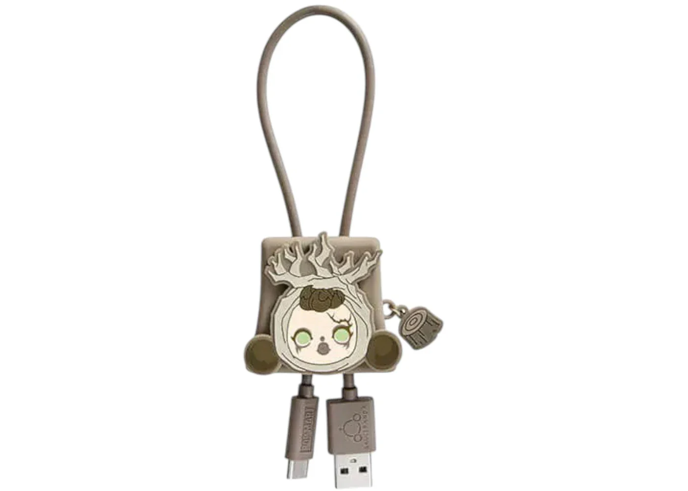 Pop Mart SKULLPANDA The Ink Plum Blossom Series Line The Root iPhone Cable