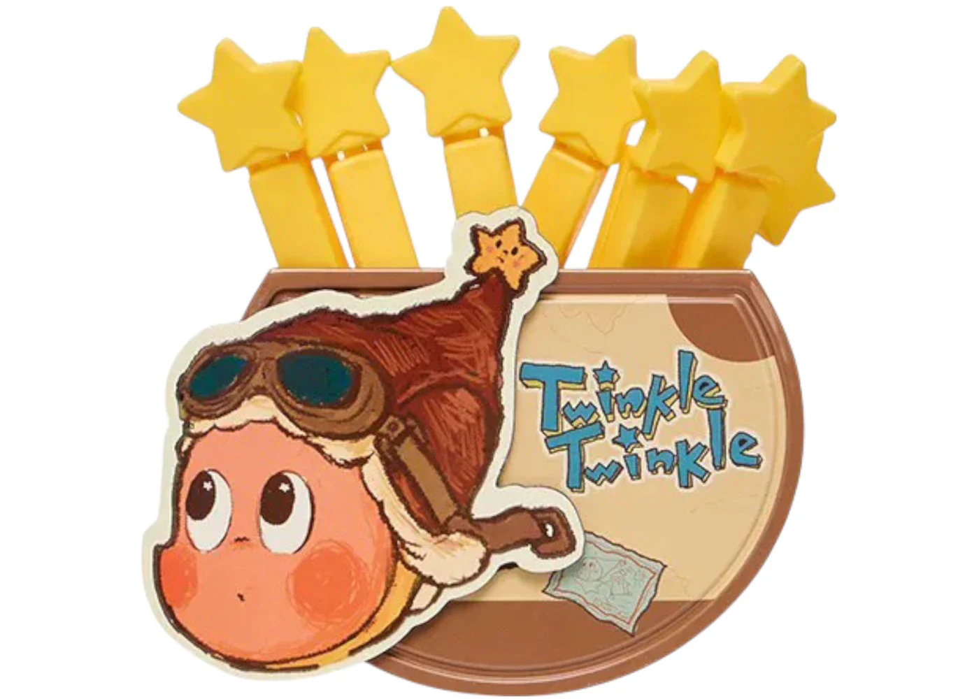 Pop Mart Twinkle Twinkle Be a Little Star Series Globetrotting (Secret Edition) Magnetic Sealing Clip Storage Box Set