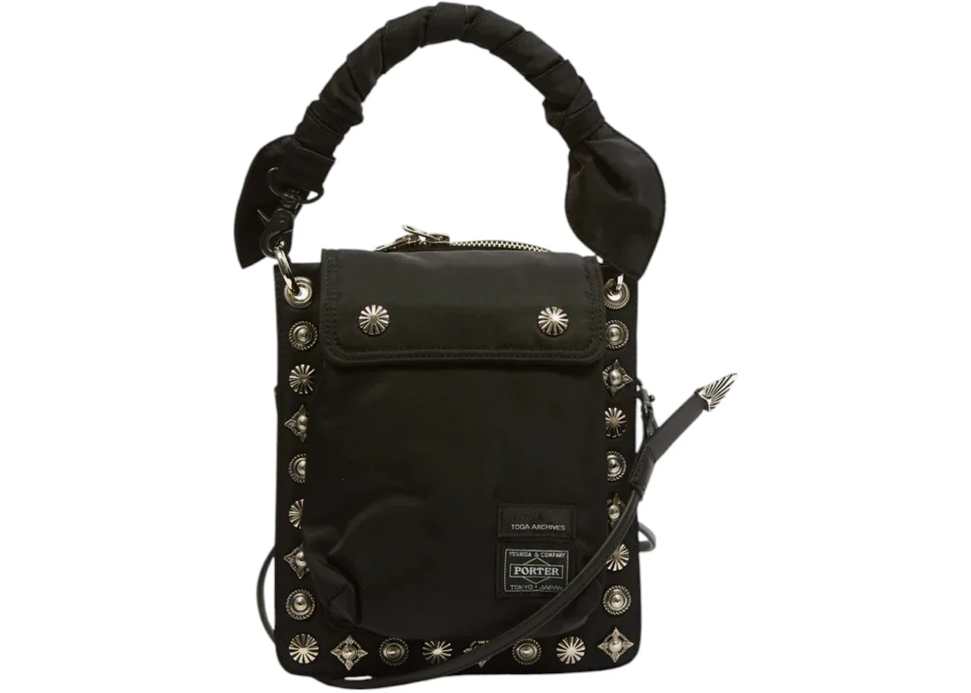 Porter Toga Shoulder Pouch Bag Black