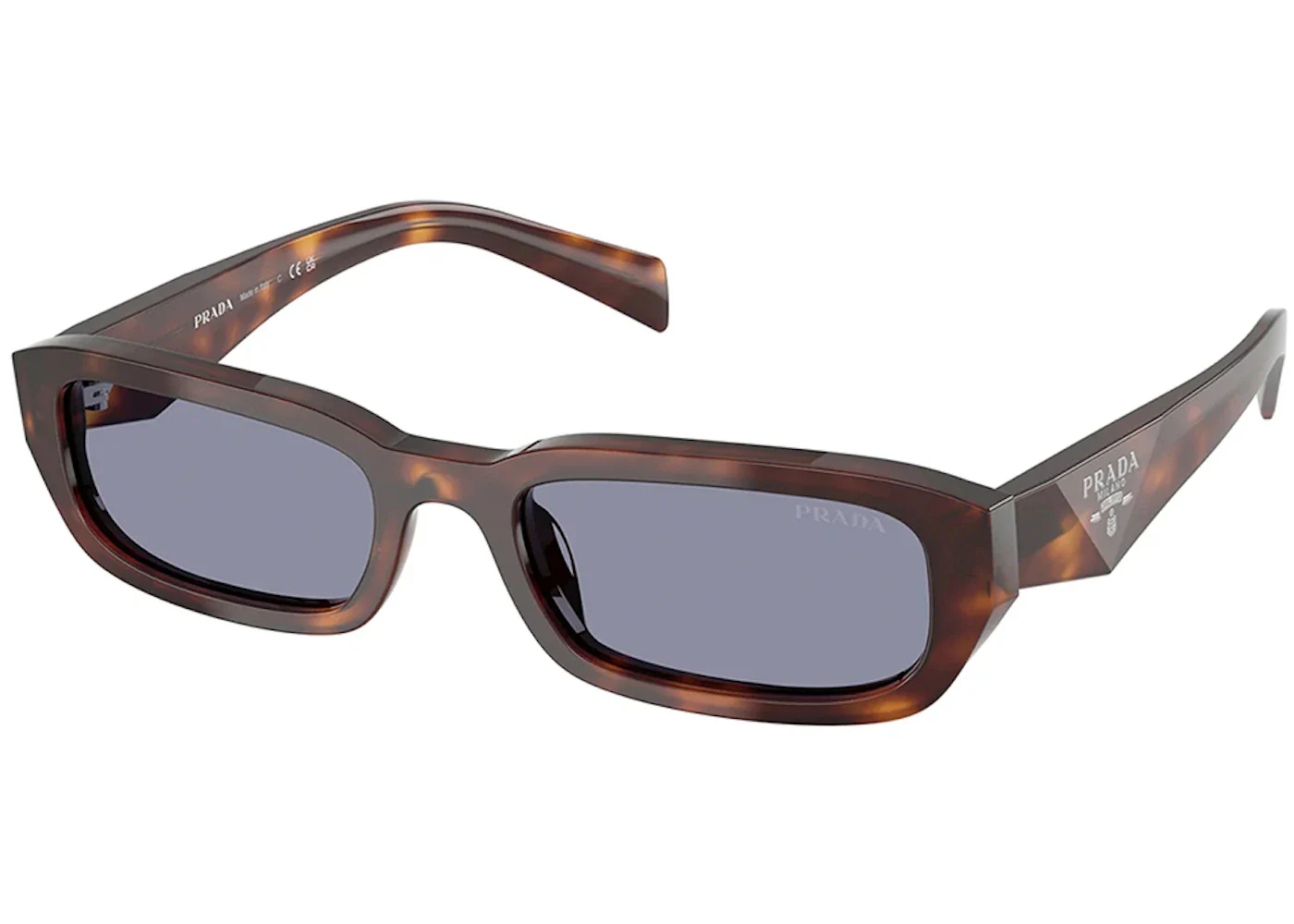 Prada Rectangle Sunglasses Classic Tortoise (PR_B06S_15W03N_53mm)