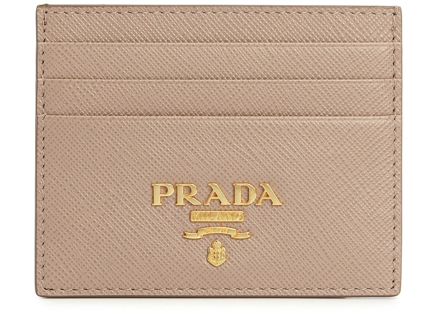 Prada Saffiano Card Holder PinkBeige