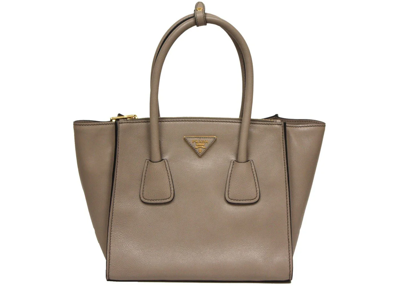 Prada Twin Pocket Tote Large Gray