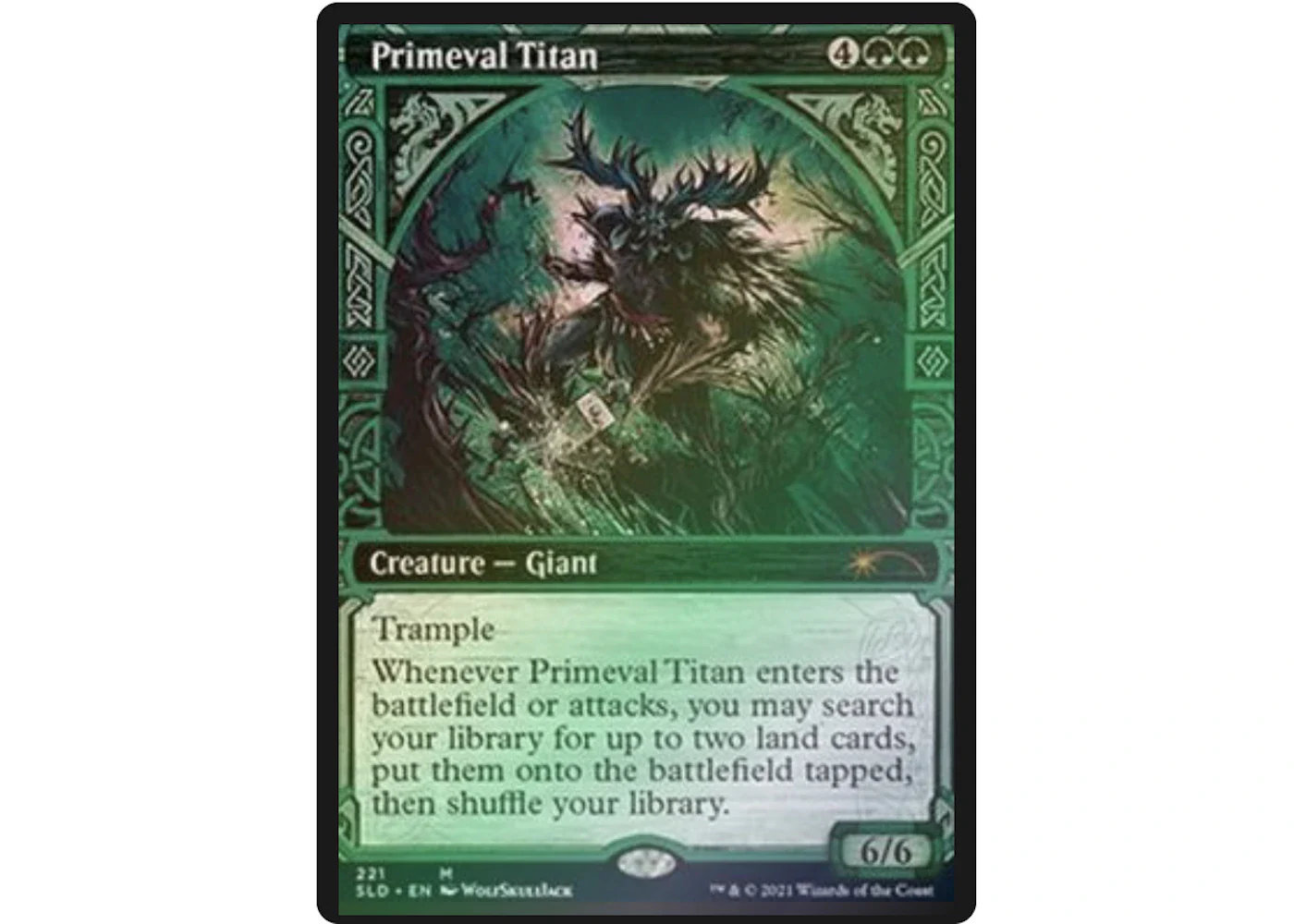 Primeval Titan (Foil) Magic: The Gathering TCG Secret Lair Drop Series Mythic #221 (Ungraded)