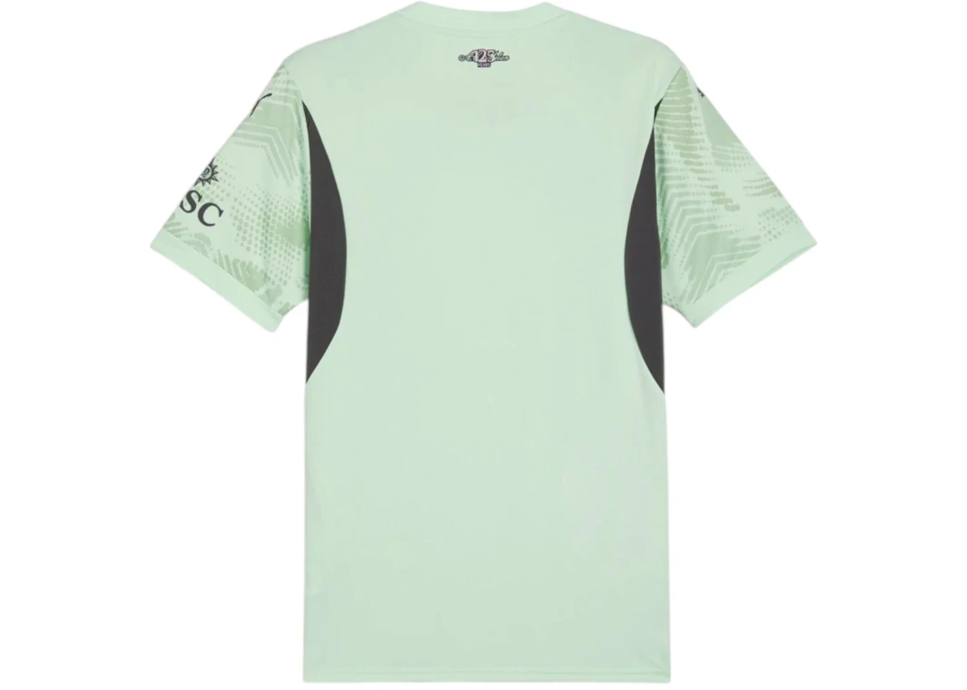 Puma AC Milan Goalkeeper Crew Neck Short Sleeve Soccer Jersey Fresh Mint