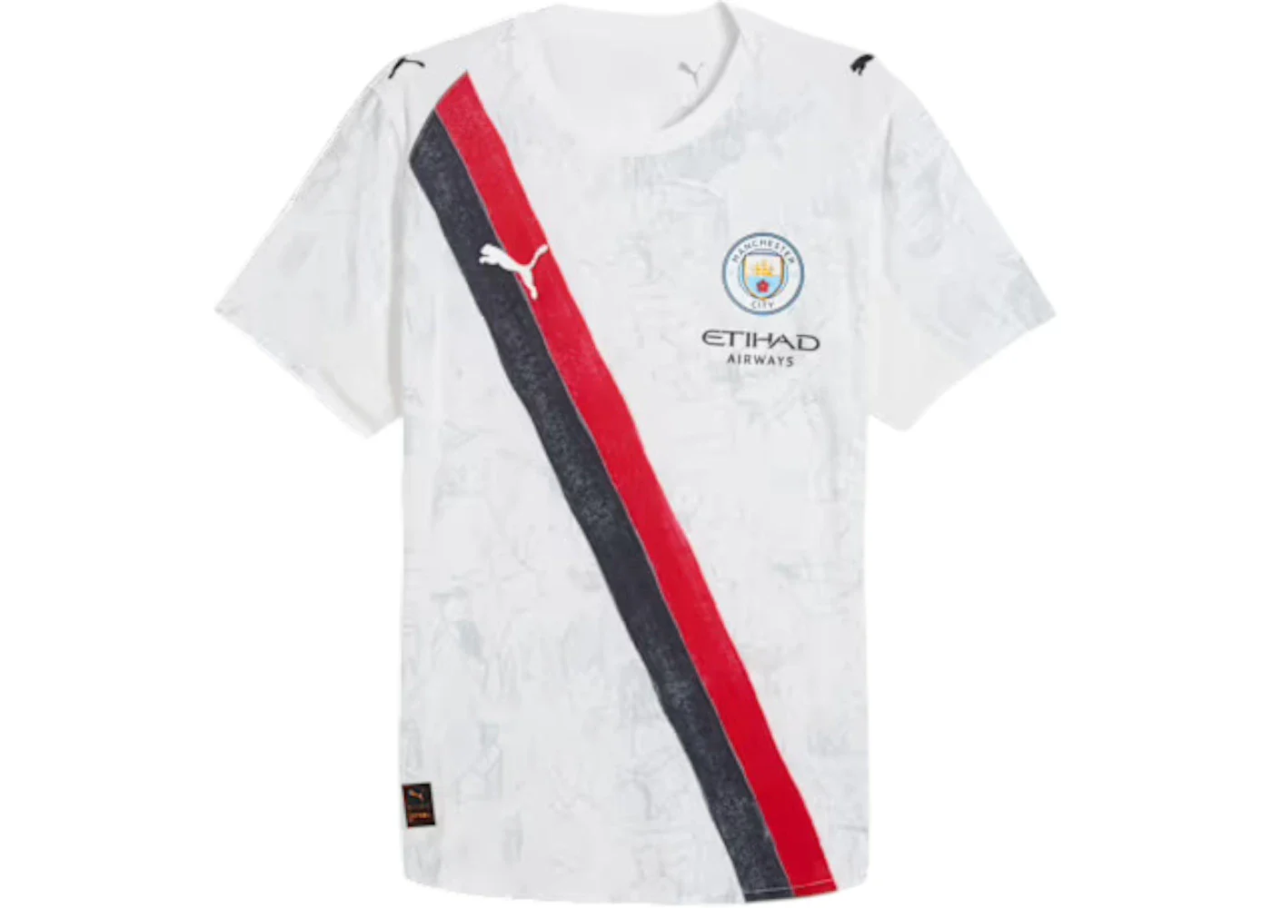 Puma KidSuper Manchester City Authentic Jersey White/Black