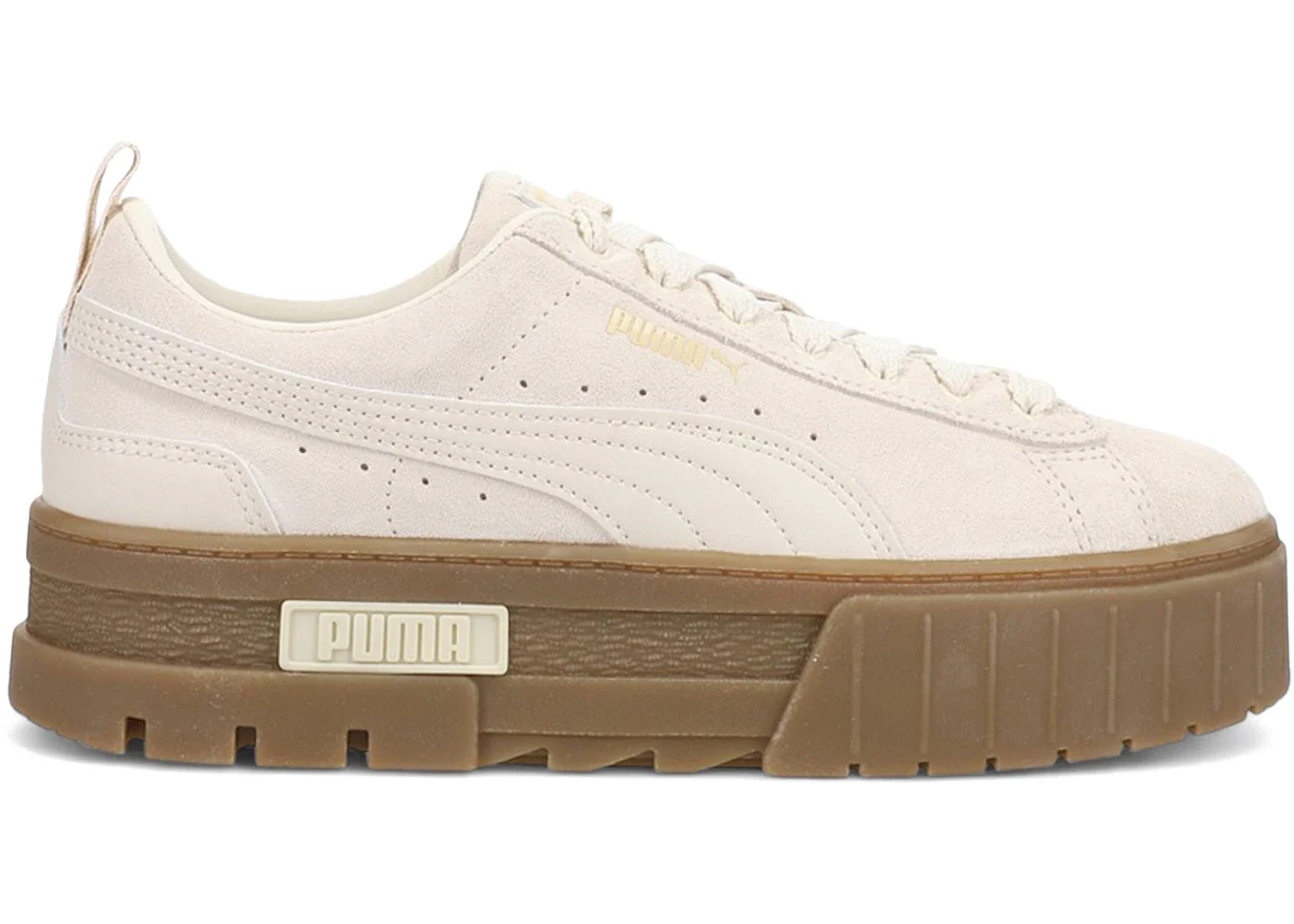 Puma Mayze Brushed Suede Alpine Snow (Women's)