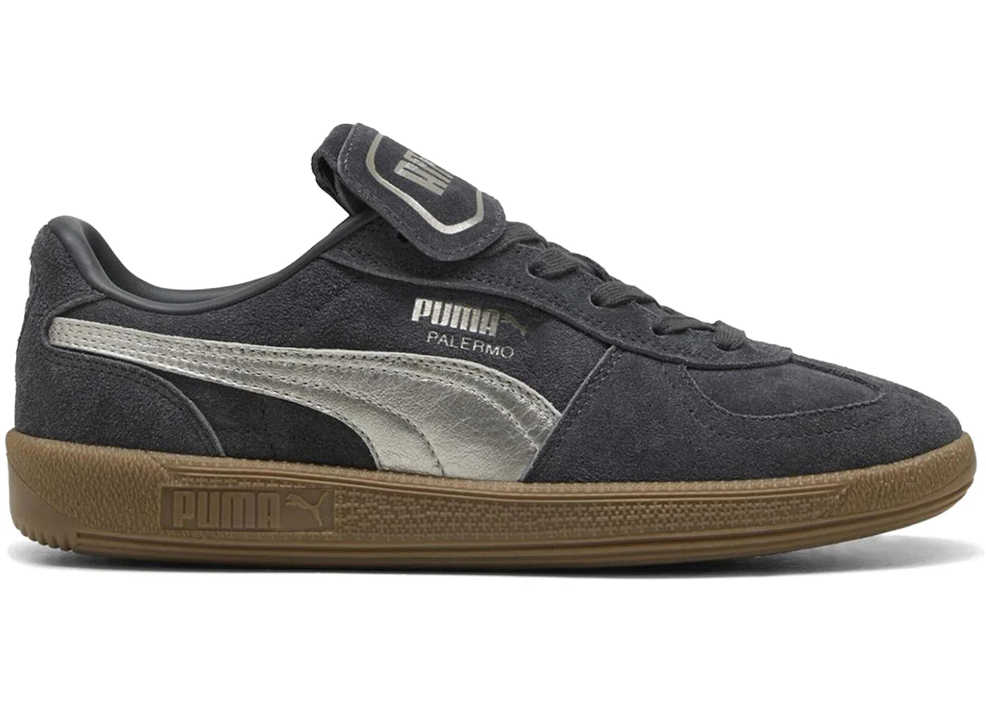 Puma Palermo Premium Metallic Dusky Gray Gum
