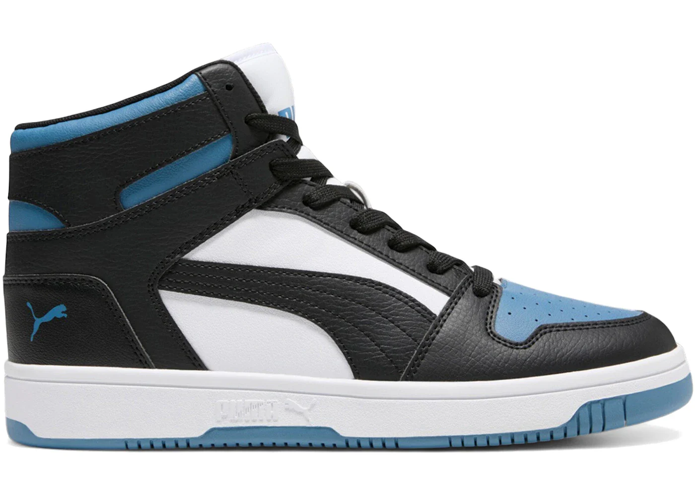 Puma Rebound Layup White Black Blue Horizon
