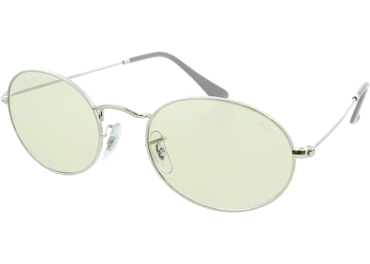 Ray-Ban Oval Sunglasses Silver (0RB3547 003/T2)