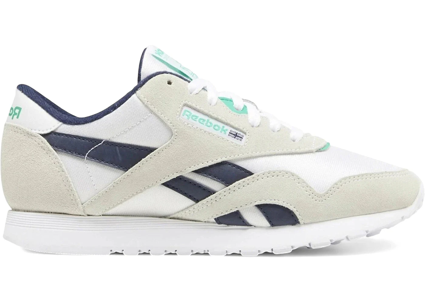Reebok Classic Nylon White Vector Navy (Women's)