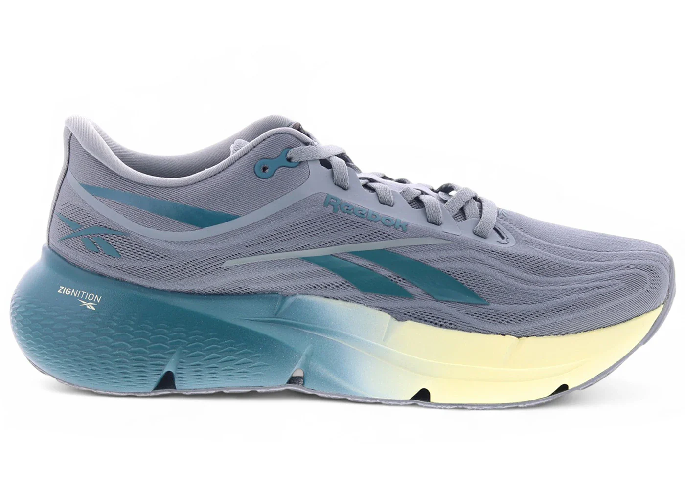 Reebok Zignition Grey Teal Yellow