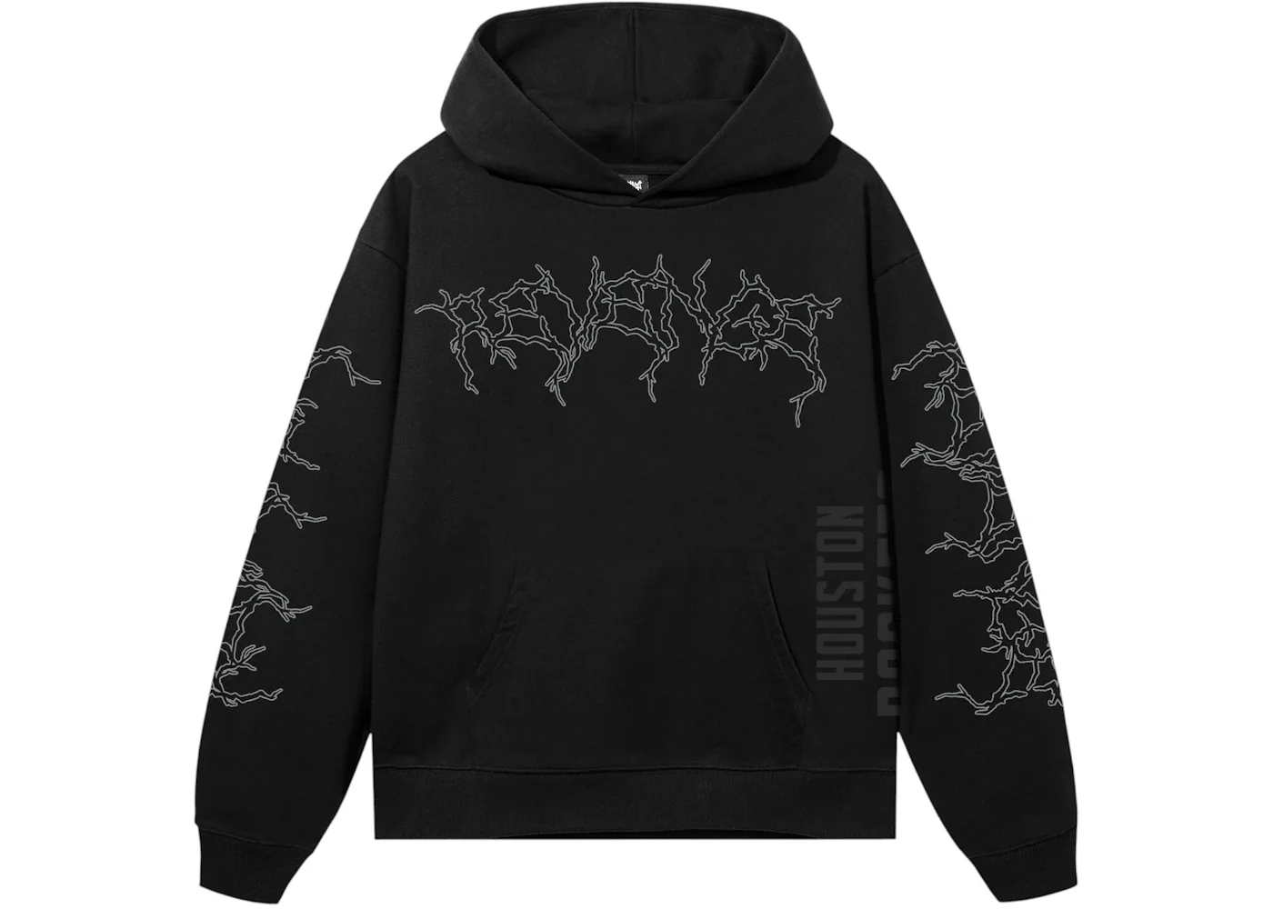 Revenge Houston Rockets Lightning Logo Hoodie Black