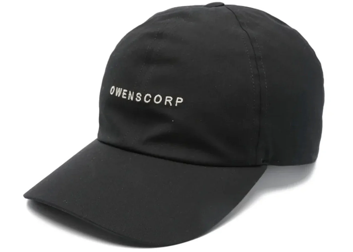 Rick Owens Baseball Cap Black Pearl