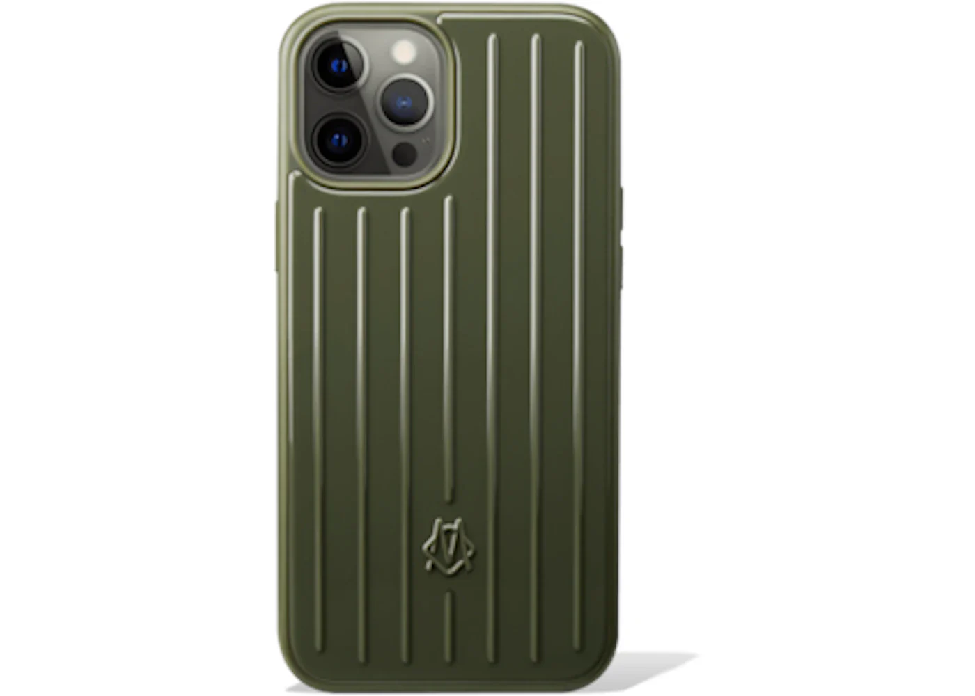 Rimowa Polycarbonate Cactus Green Groove Case for iPhone 12 Pro Max