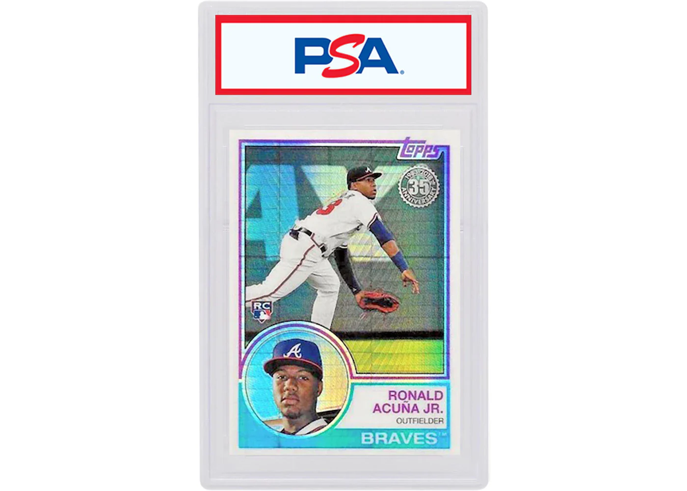 Ronald Acuna Jr. 2018 Topps Silver Pack Rookie #101 (PSA or BGS Graded)