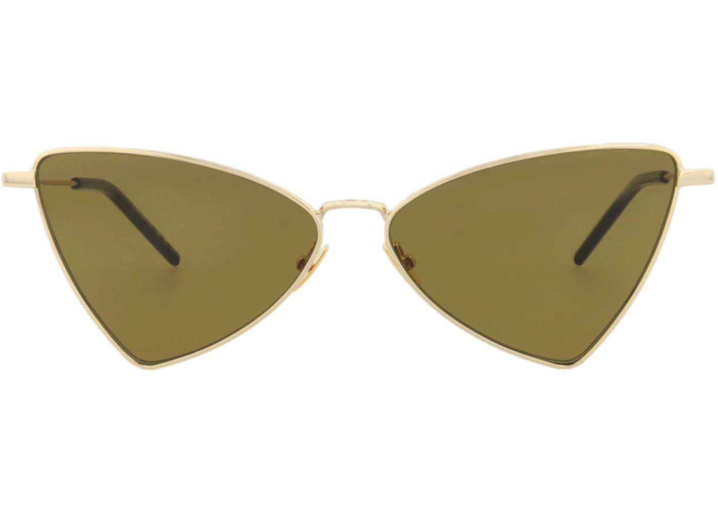 Saint Laurent Cat Eye-Frame Metal Sunglasses Gold/Gold/Brown (SL303JERRY-30007822-011)