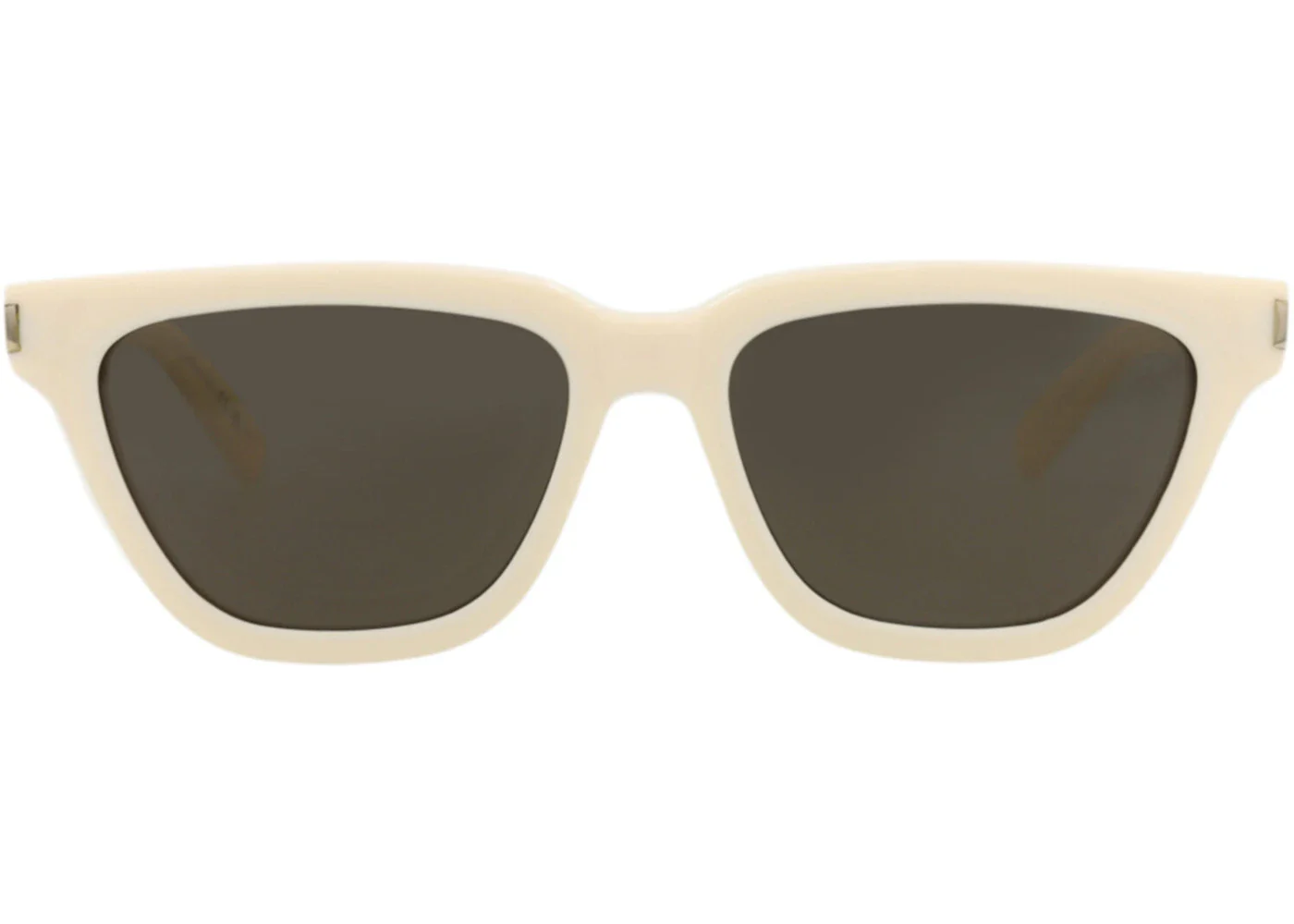 Saint Laurent Cat Eye-Frame Recycled Acetate Sunglasses Ivory Ivory Grey (SL462SULPI-30011402-018)