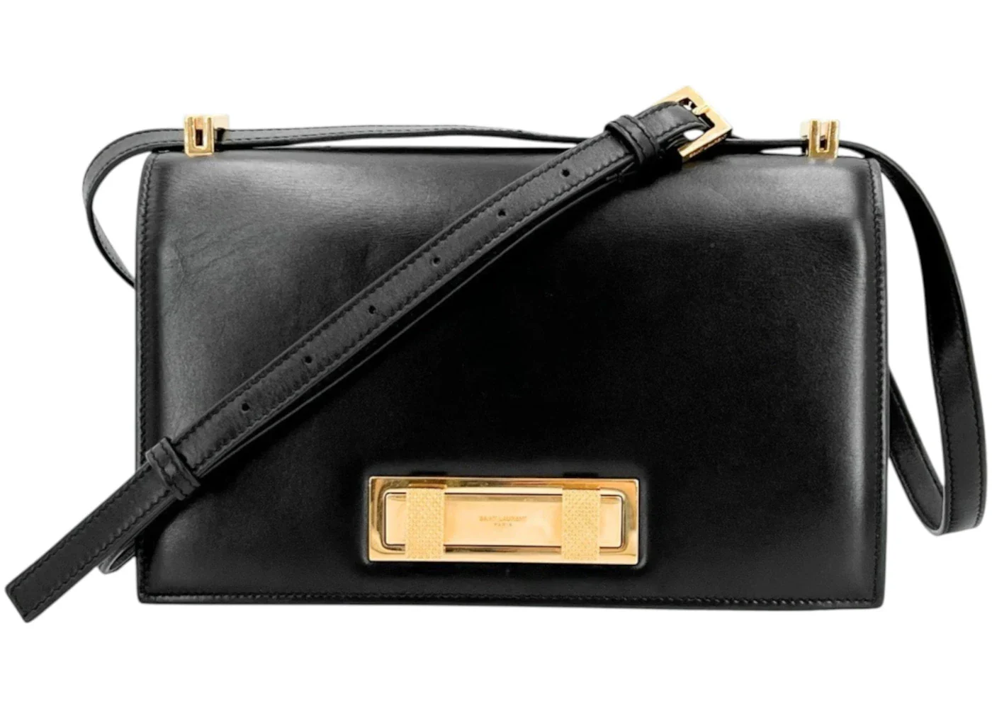 Saint Laurent Domino Medium Ultra Calfskin Bag Soft Black
