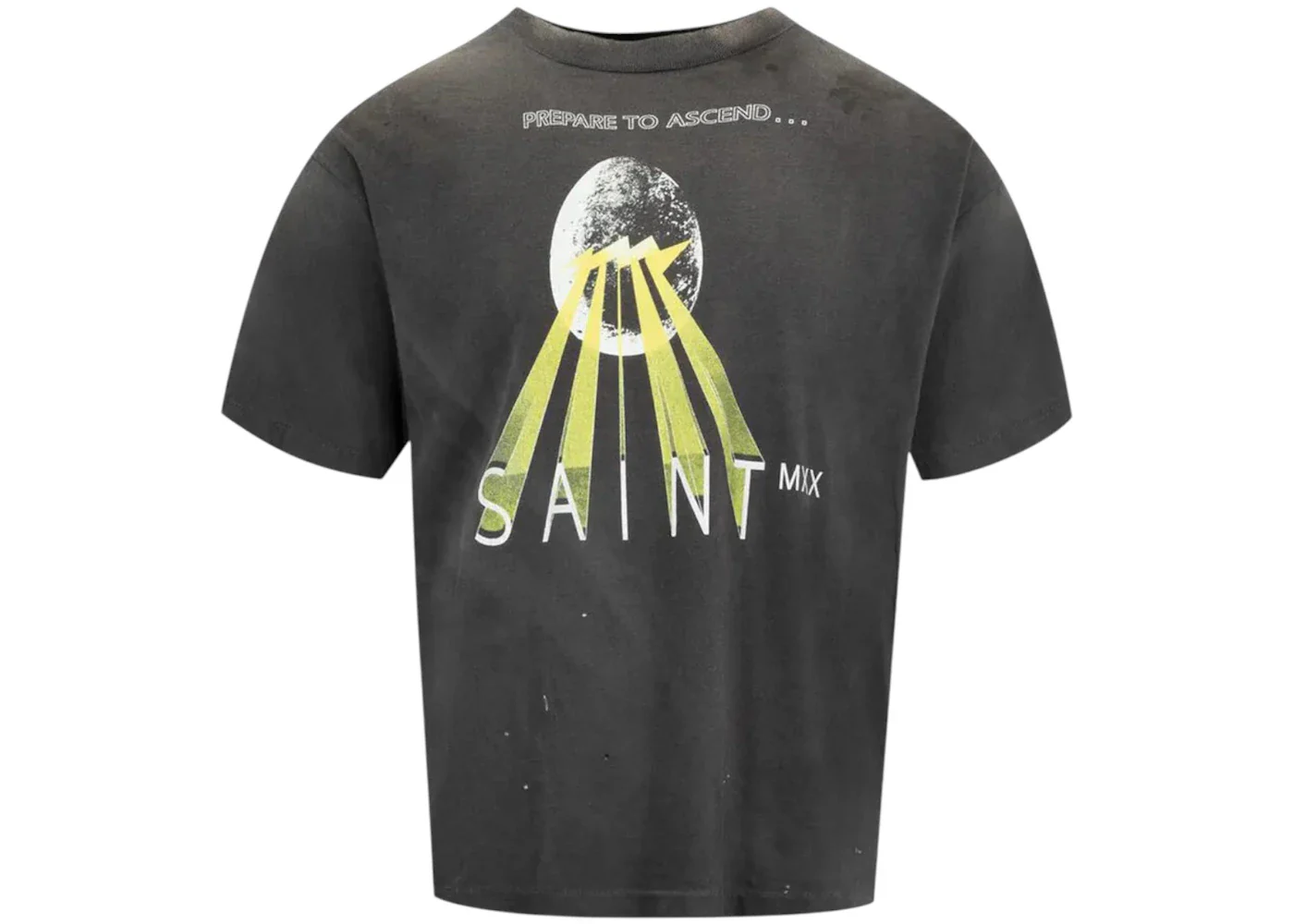 Saint Mxxxxxx Egg Tee Black