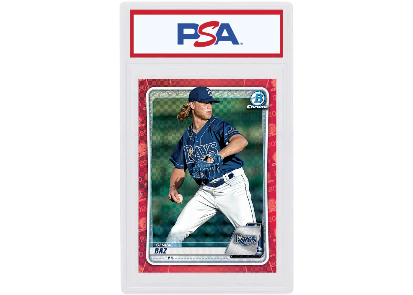 Shane Baz 2020 Bowman Chrome X Red X-Fractor 1/1 #BCP-221 (PSA or BGS Graded)