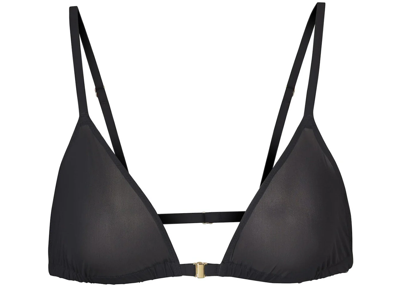 SKIMS Jelly Sheer Triangle Bralette Onyx