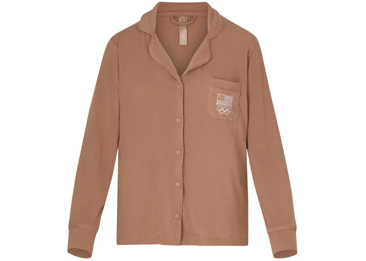 SKIMS Olympic Capsule Jersey Sleep Set Sienna