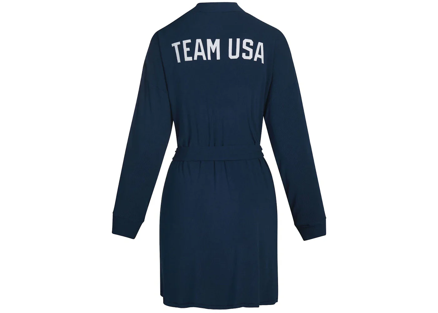 SKIMS Paralympic Capsule Rib Robe Navy