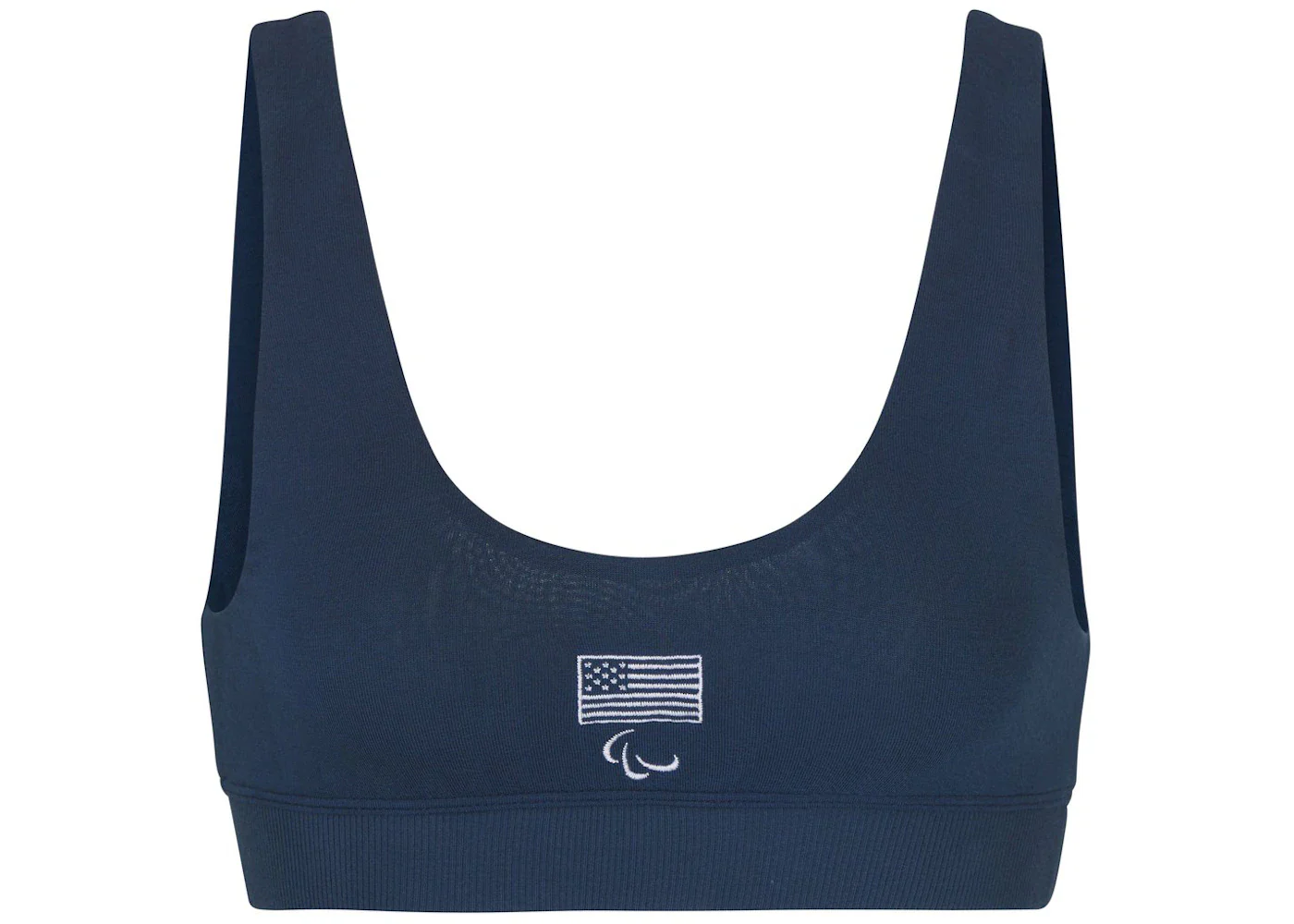 SKIMS Paralympic Capsule Sleep Bra Navy