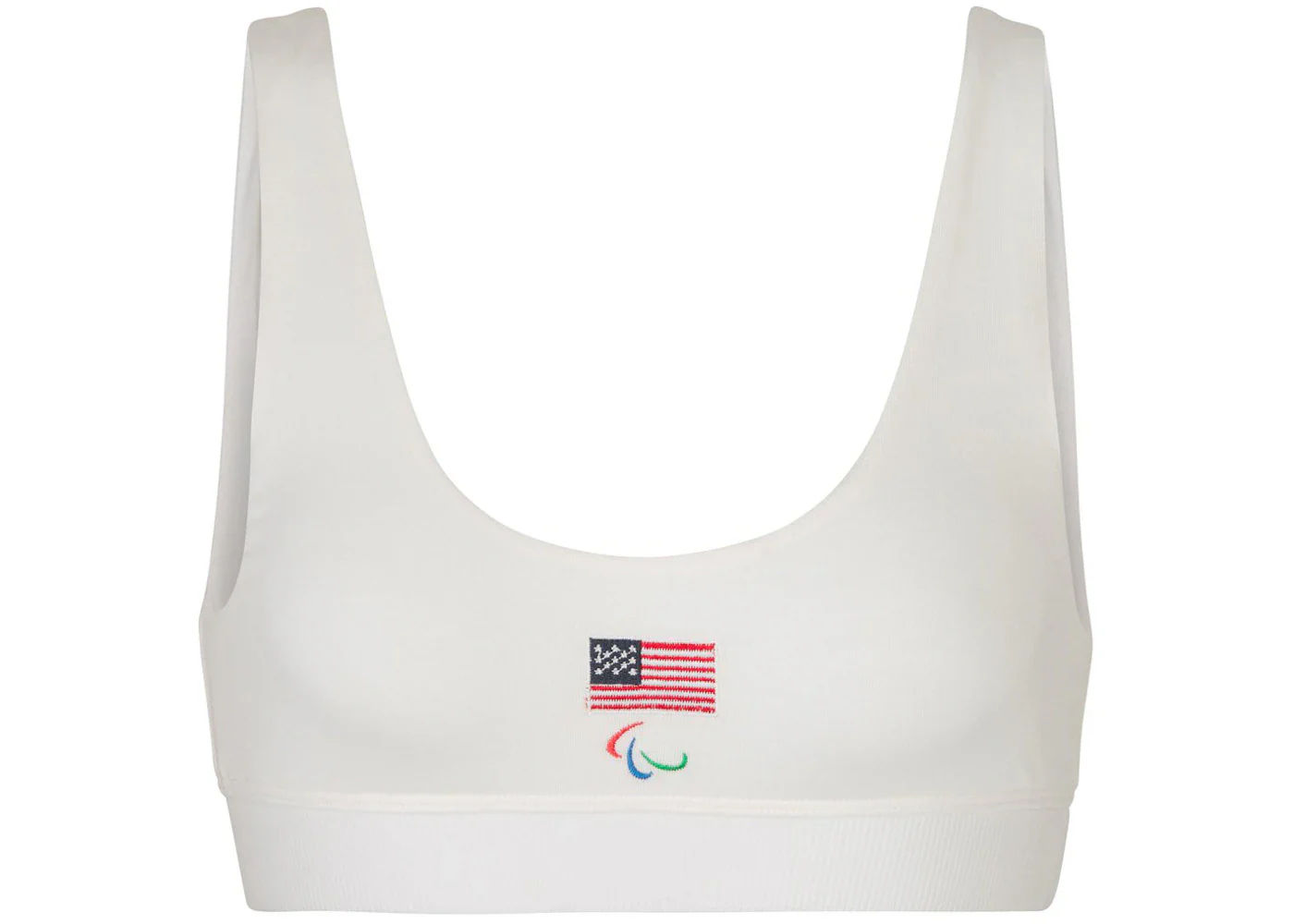 SKIMS Paralympic Capsule Sleep Bra White