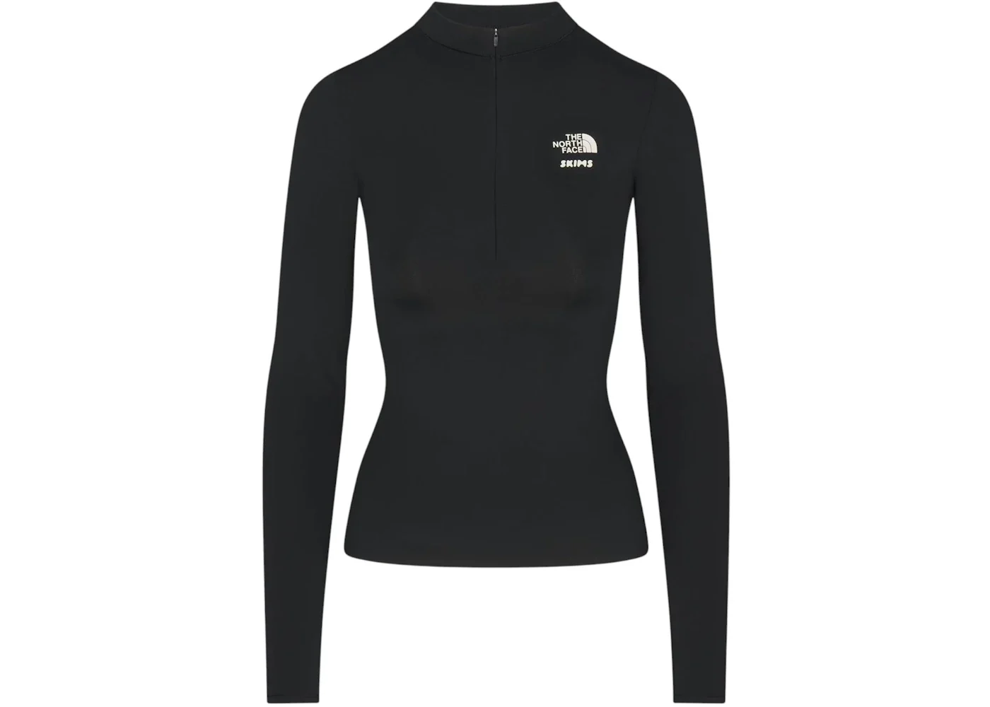 SKIMS x The North Face Refina Long Sleeve Top Onyx