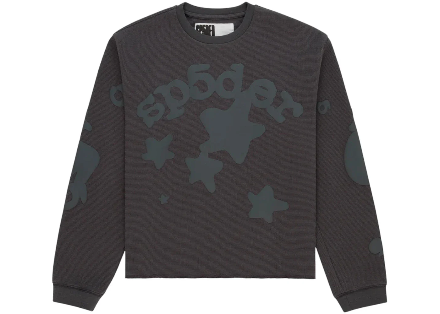 Sp5der Beluga Thermal Sweatshirt Slate Grey