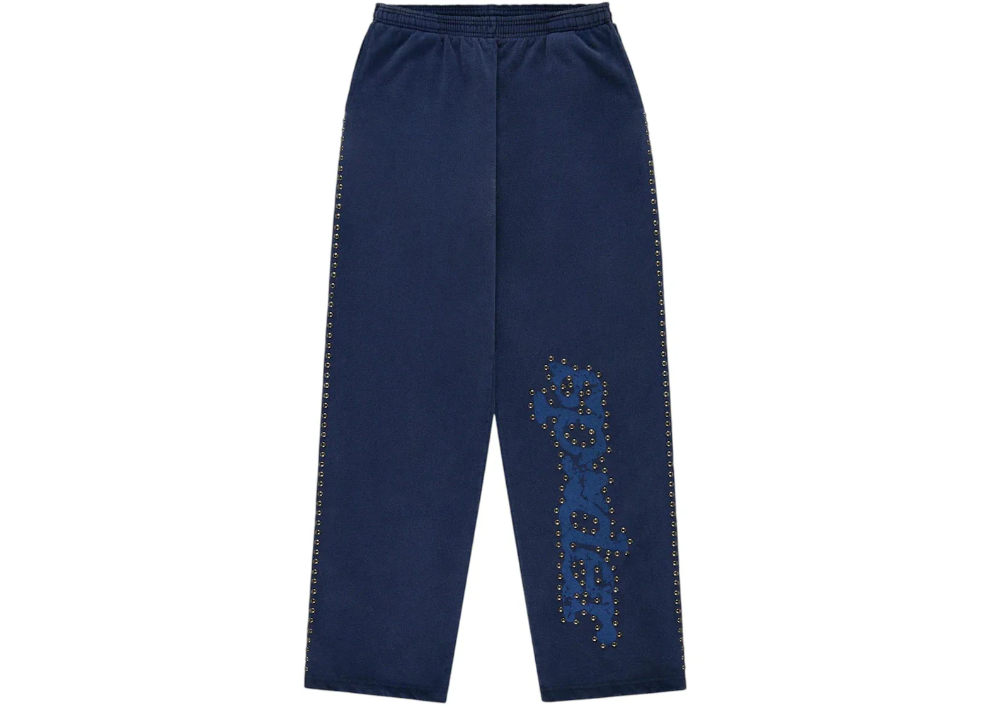 Sp5der Punk V3 Studded Sweatpant Blue