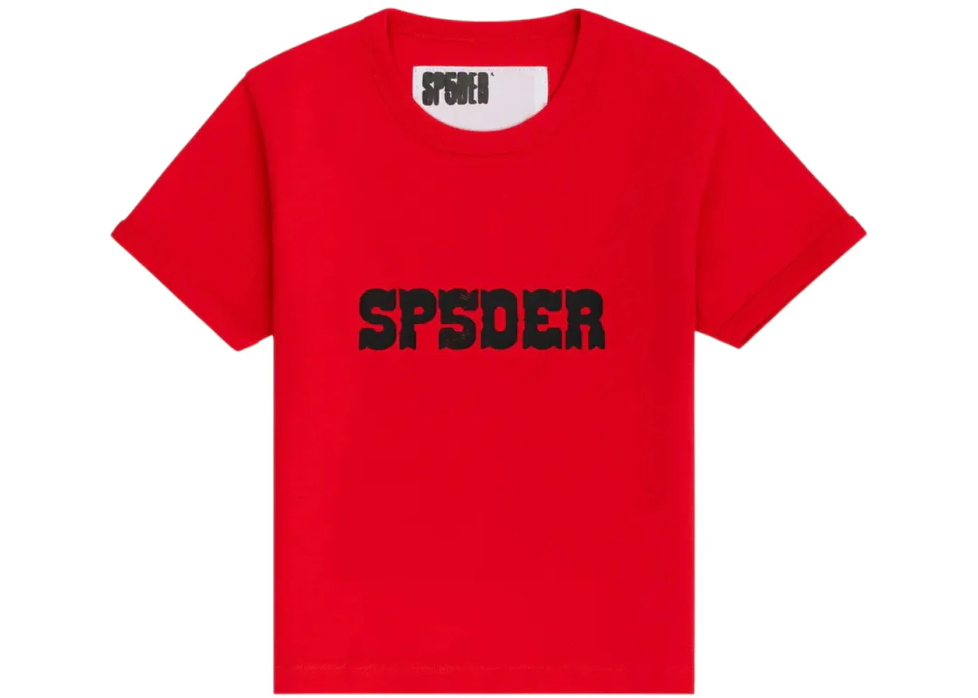 Sp5der Western Logo Baby Tee Red