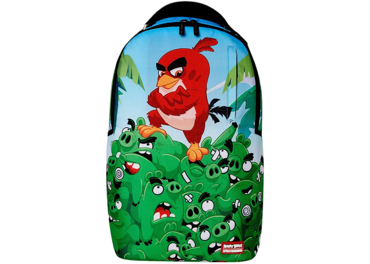 Sprayground Angry Birds Pig Mountain Backpack Multicolor