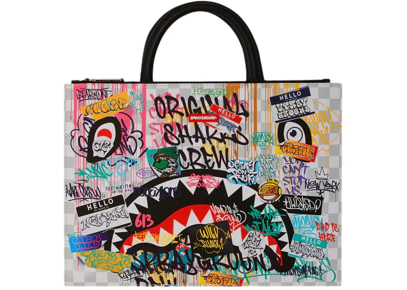 Sprayground Create Another Day Laptop Tablet Bag Multicolor