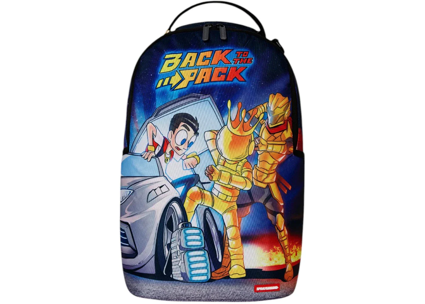Sprayground Dbd In Bag To The Future Featuring Astromane Backpack Multicolor