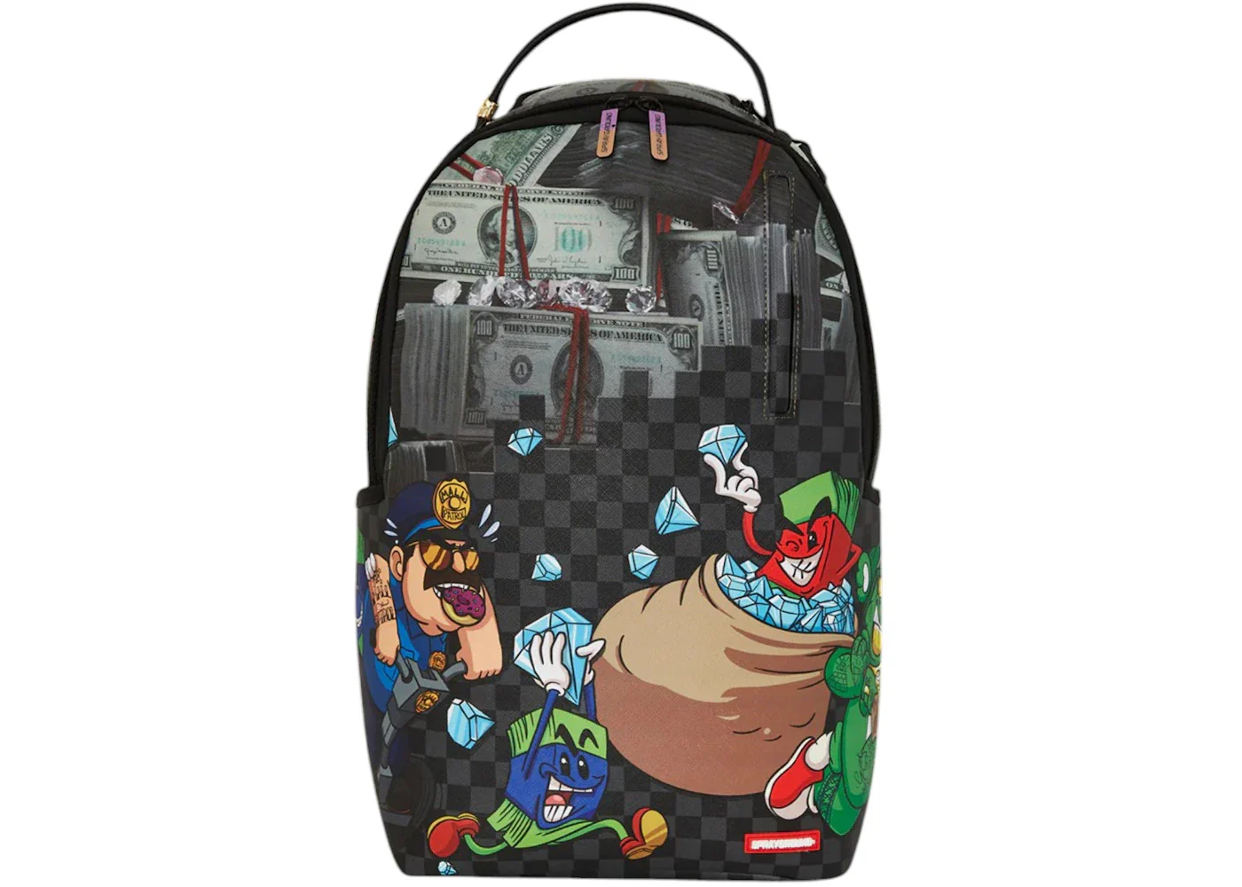 Sprayground Diamond Run Backpack Multicolor
