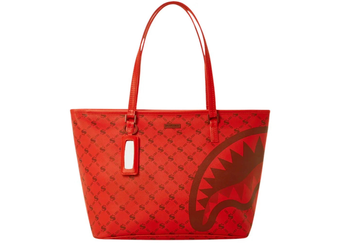 Sprayground Money Pattern Brick Tote Multicolor
