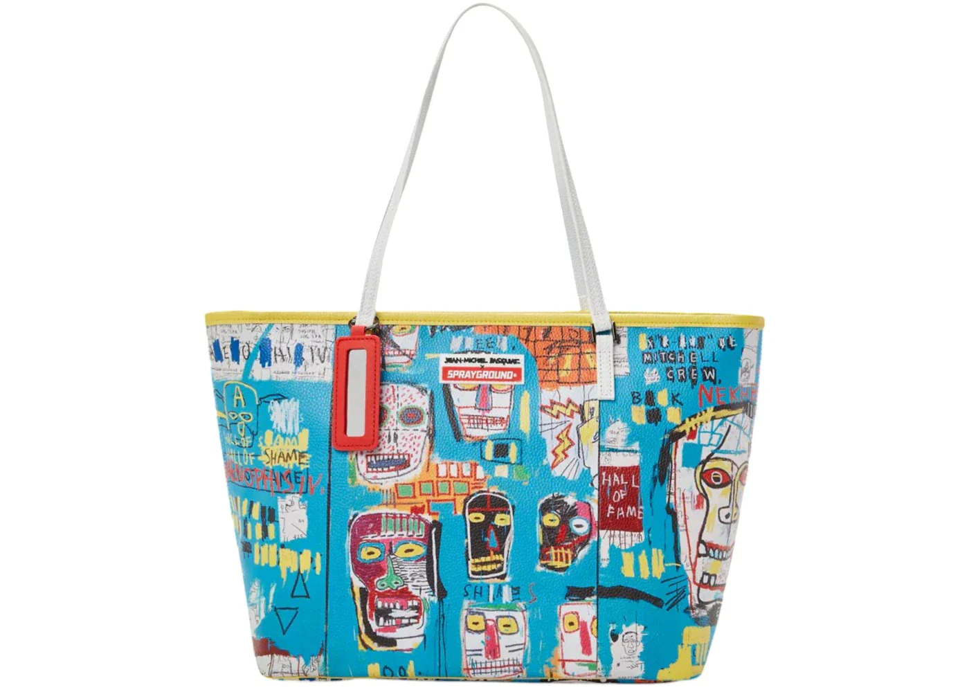 Sprayground Official Basquiat Mitchell Crew 1983 Tote Multicolor