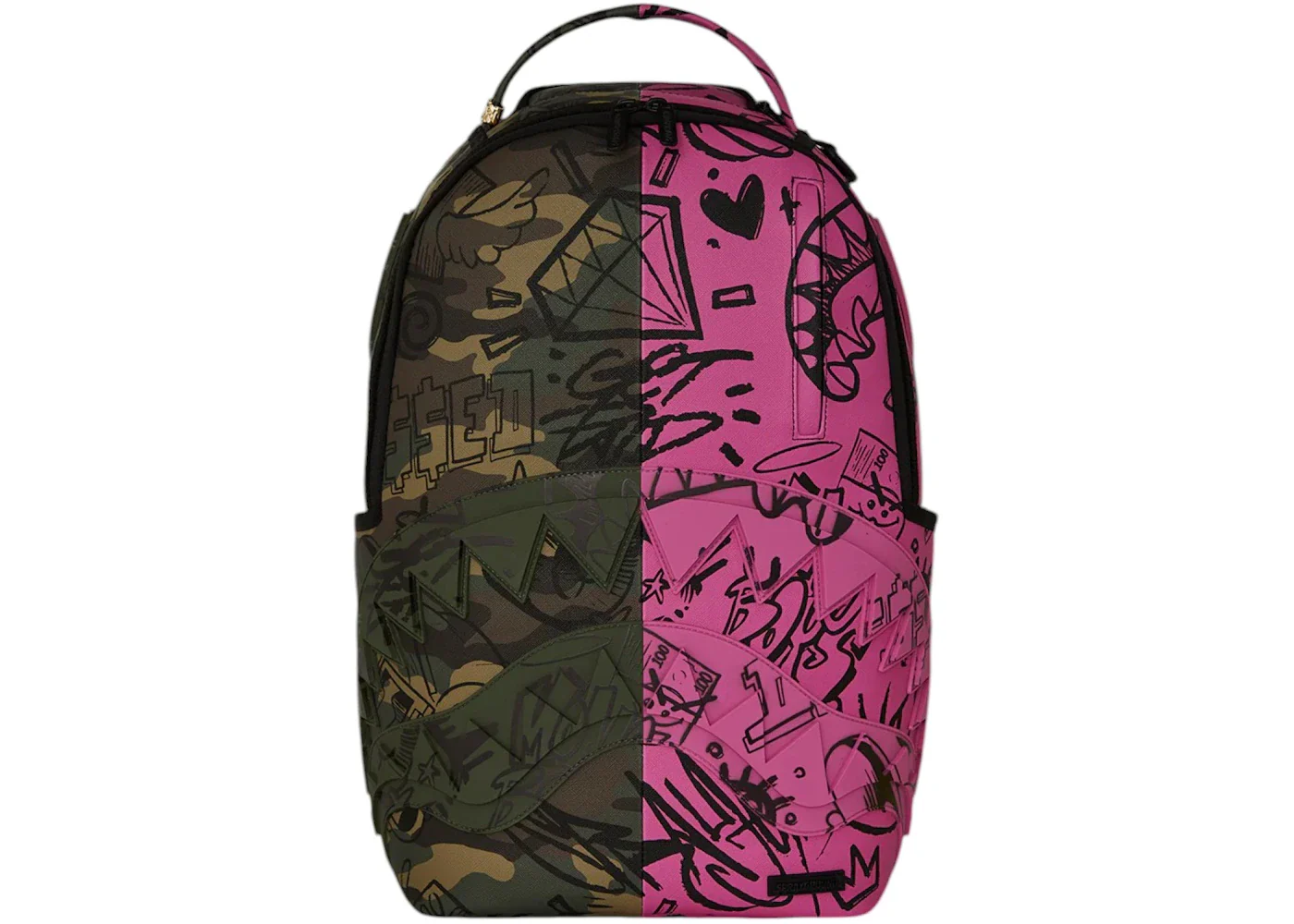 Sprayground Operation Sketch DLX Backpack Green/Red