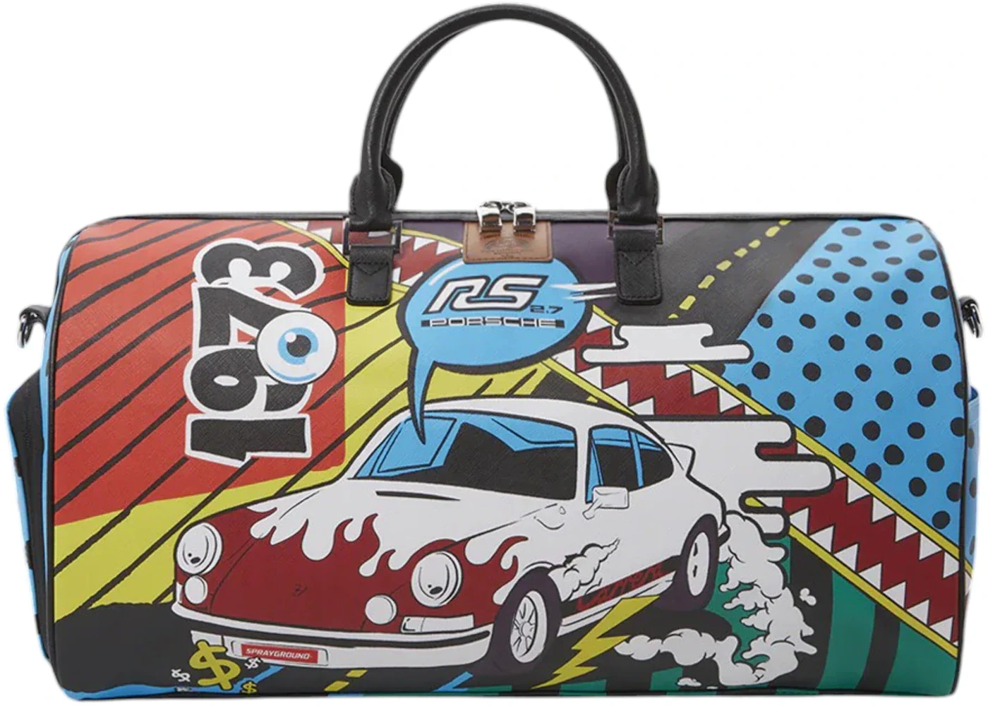 Sprayground Porsche 1972 Collab Duffle Multicolor