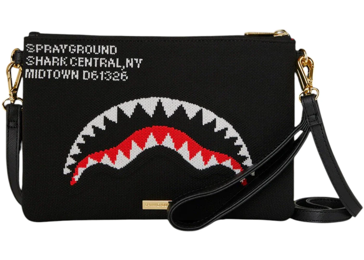 Sprayground Shark Central Aeroflex Crossover Clutch Bag Multicolor